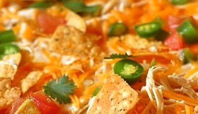 Cheesy Mexican Chicken Tortilla Casserole