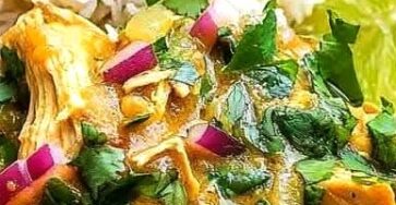 Thai Basil Chicken Curry in Coconut Milk