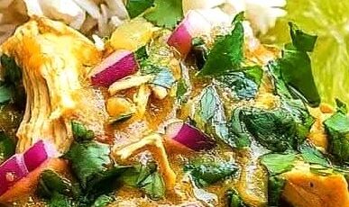 Thai Basil Chicken Curry in Coconut Milk