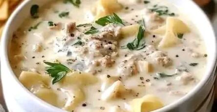 Slow Cooker White Lasagna Soup – Easy Creamy Comfort Food