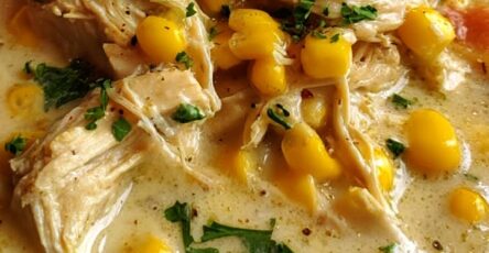 Crockpot Creamy Chicken and Corn Chowder
