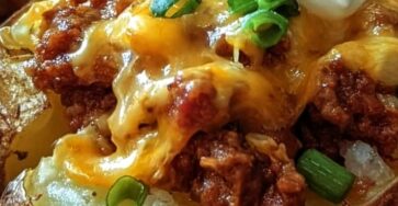 Cheesy Taco Stuffed Potatoes Recipe Cheesy Taco Stuffed Potatoes Recipe