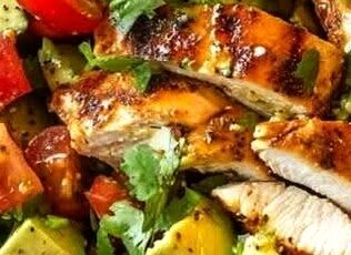 Grilled Chicken Avocado Salad