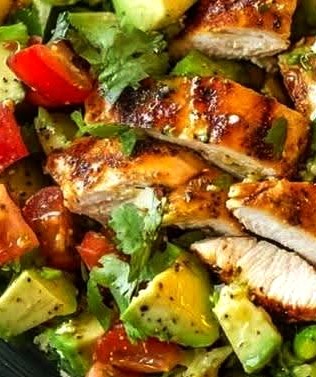 Grilled Chicken Avocado Salad