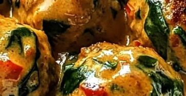 Thai Chicken Meatballs in Creamy Coconut Red Curry Thai Chicken Meatballs in Creamy Coconut Red Curry
