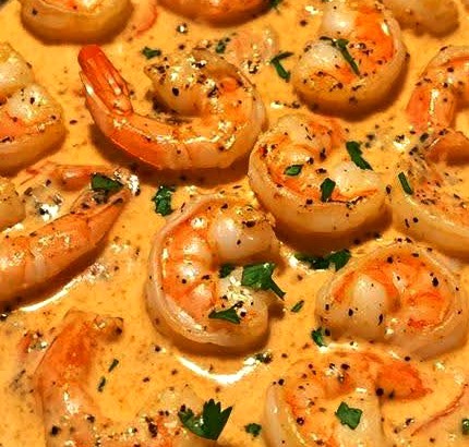 Creamy Garlic-Paprika Shrimp Skillet