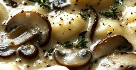 Creamy Mushroom Gnocchi Soup