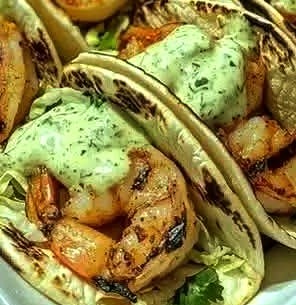 Golden Cauliflower & Spinach Taco Shells with Parmesan