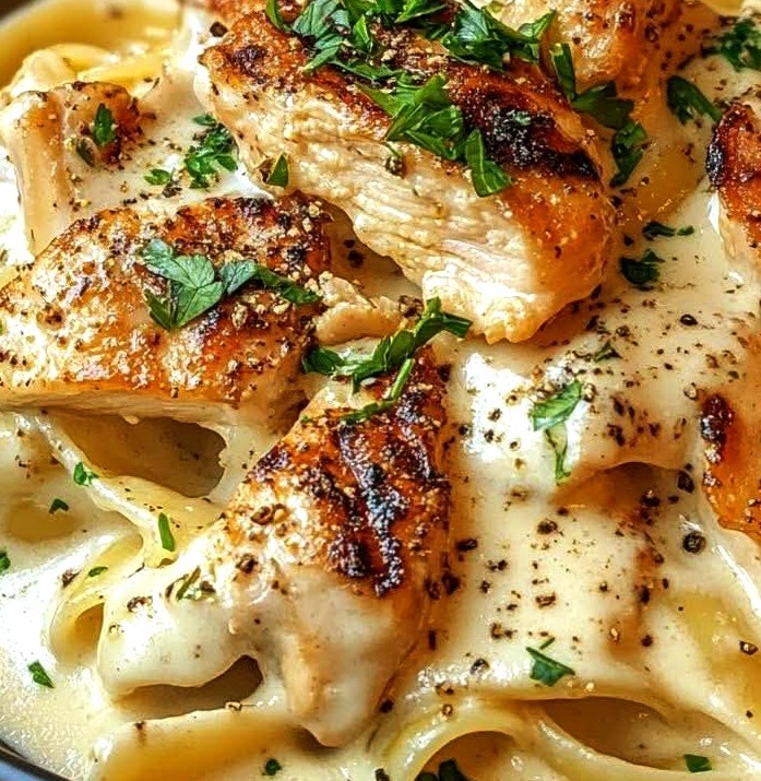 Creamy Dreamy Chicken Alfredo Pasta