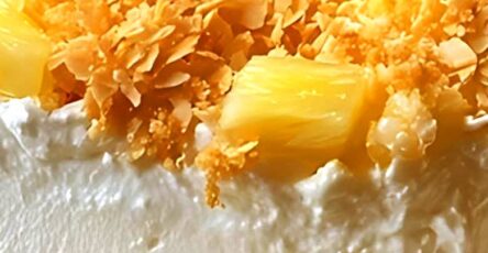 Tropical Pineapple Coconut Cream Dessert