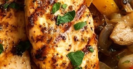 Pepper & Mushroom Gravy and Creamy Mashed Potatoes