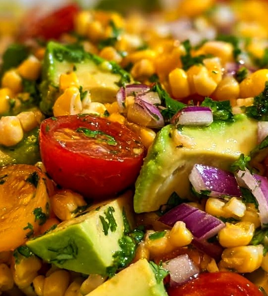 Fresh Summer Corn & Avocado Salad