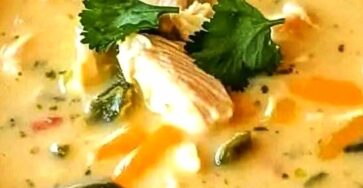 Creamy Poblano Chicken Cheese Soup Creamy Poblano Chicken Cheese Soup