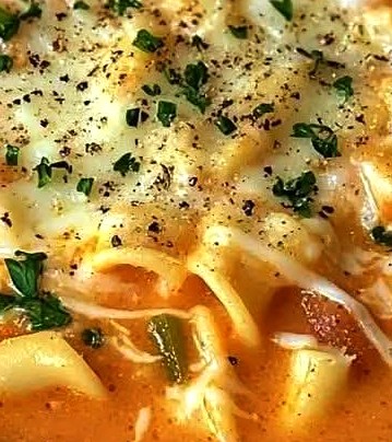 Slow Cooker Chicken Parmesan Soup Recipe
