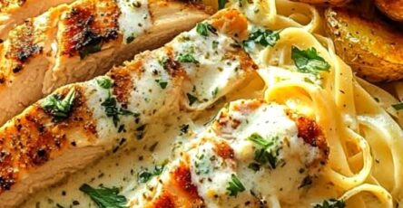 Coconut Lemon Herb Chicken Alfredo