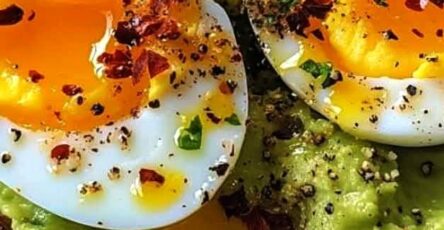 Spicy Avocado Toast with Jammy Eggs & Chili Crunch
