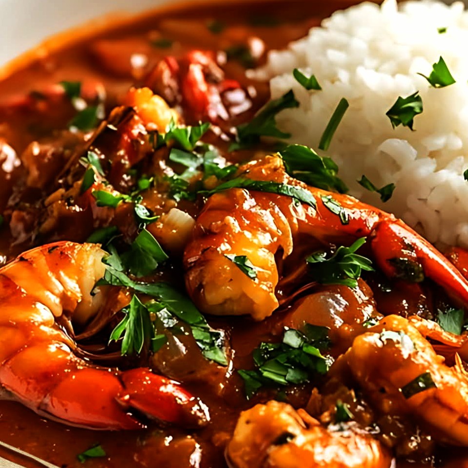 Authentic Louisiana Crawfish Étouffée