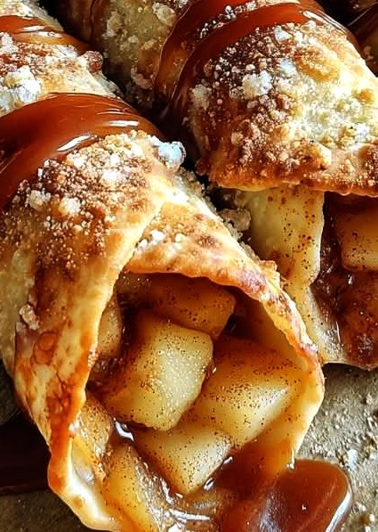 Crispy Apple Pie Taquitos