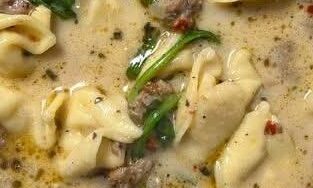 Creamy Spicy Sausage Tortellini Soup Recipe Creamy Spicy Sausage Tortellini Soup Recipe