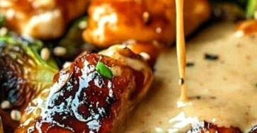 Teriyaki Chicken with Crispy Brussels Sprouts Teriyaki Chicken with Crispy Brussels Sprouts
