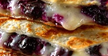Blueberry Breakfast Quesadilla Blueberry Breakfast Quesadilla