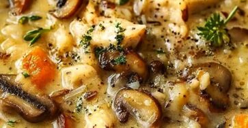 Creamy Chicken Mushroom Wild Rice Soup Creamy Chicken Mushroom Wild Rice Soup
