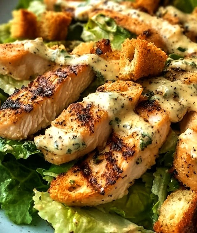 Grilled Chicken Caesar Salad Recipe