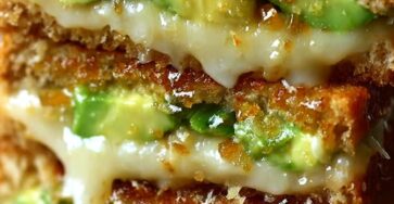 Creamy Avocado Grilled Cheese Sandwich Recipe Creamy Avocado Grilled Cheese Sandwich Recipe