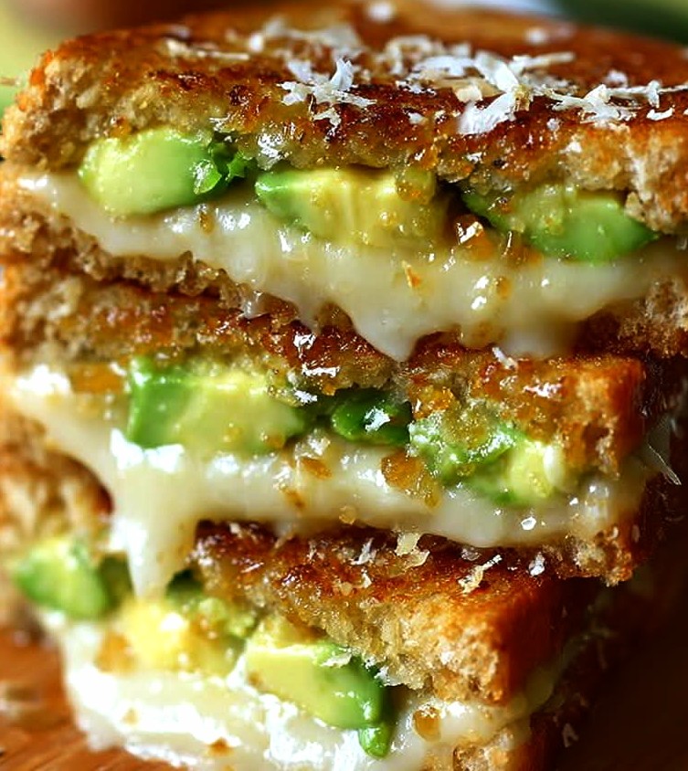 Creamy Avocado Grilled Cheese Sandwich Recipe