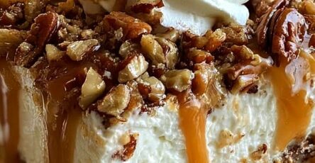 Southern Butter Pecan Praline Poke Cake Recipe