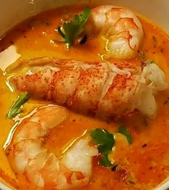 Decadent Seafood Bisque with Crab, Shrimp, and Lobster