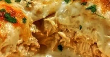 Creamy Sour Cream Chicken Enchilada Casserole Creamy Sour Cream Chicken Enchilada Casserole