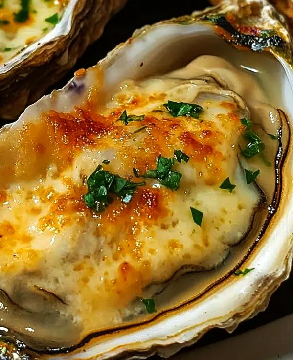 Grilled Parmesan Garlic Oysters Recipe
