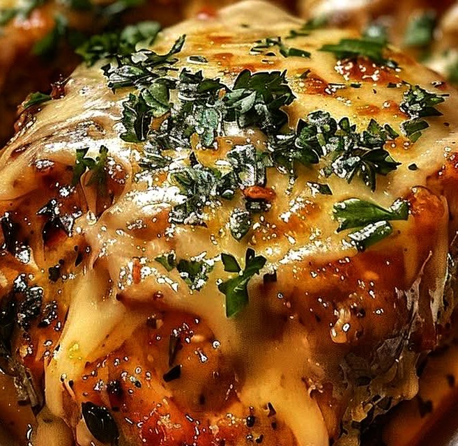 Garlic Parmesan Chicken Meatloaves Recipe