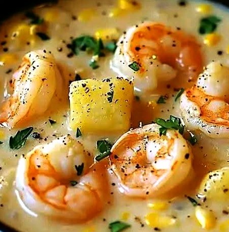 Creamy Corn and Shrimp Chowder Recipe
