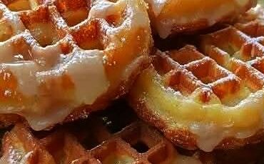 Apple Fritter Waffle Donuts