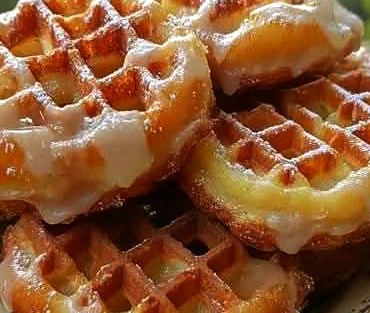 Apple Fritter Waffle Donuts