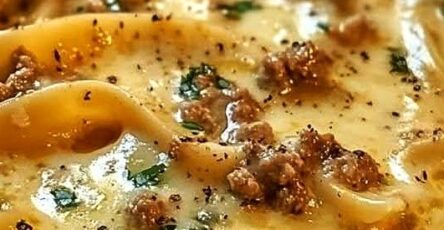 Creamy Alfredo Lasagna Soup Recipe