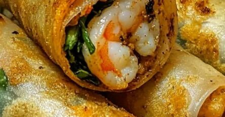Crispy Seafood Spring Rolls
