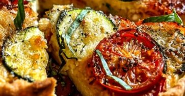 Parmesan Tomato Zucchini Tart Recipe Parmesan Tomato Zucchini Tart Recipe