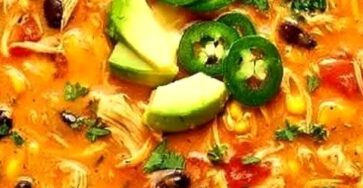Creamy Chicken Enchilada Soup Recipe Creamy Chicken Enchilada Soup Recipe