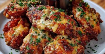 Crispy Garlic Parmesan Wings
