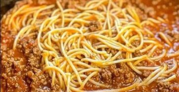 Slow Cooker Supper Spaghetti
