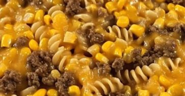 Loaded Cowboy Cheeseburger Casserole
