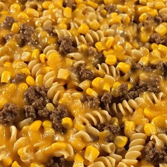 Loaded Cowboy Cheeseburger Casserole