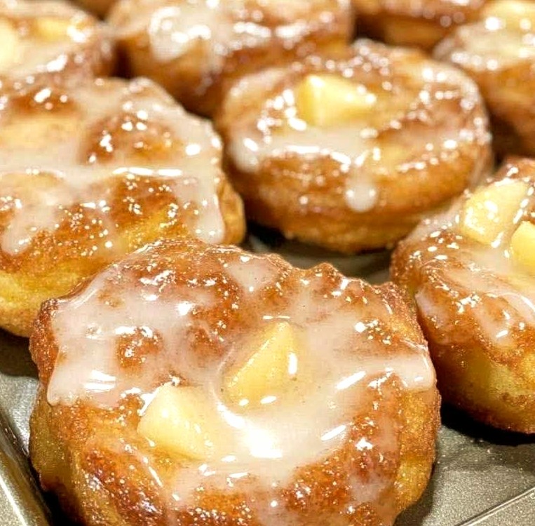 Warm Baked Apple Fritters Recipe