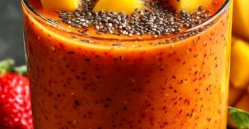 Strawberry Mango Chia Smoothie Recipe