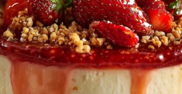 Strawberry Crunch Cheesecake Recipe