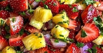 Fresh Strawberry Pineapple Salsa Recipe