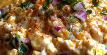 Creamy Mexican Corn Dip with Rotel & Cheddar
